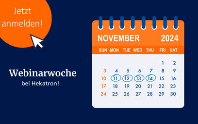 Webinarwoche bei Hekatron 11.11. - 14.11.2024