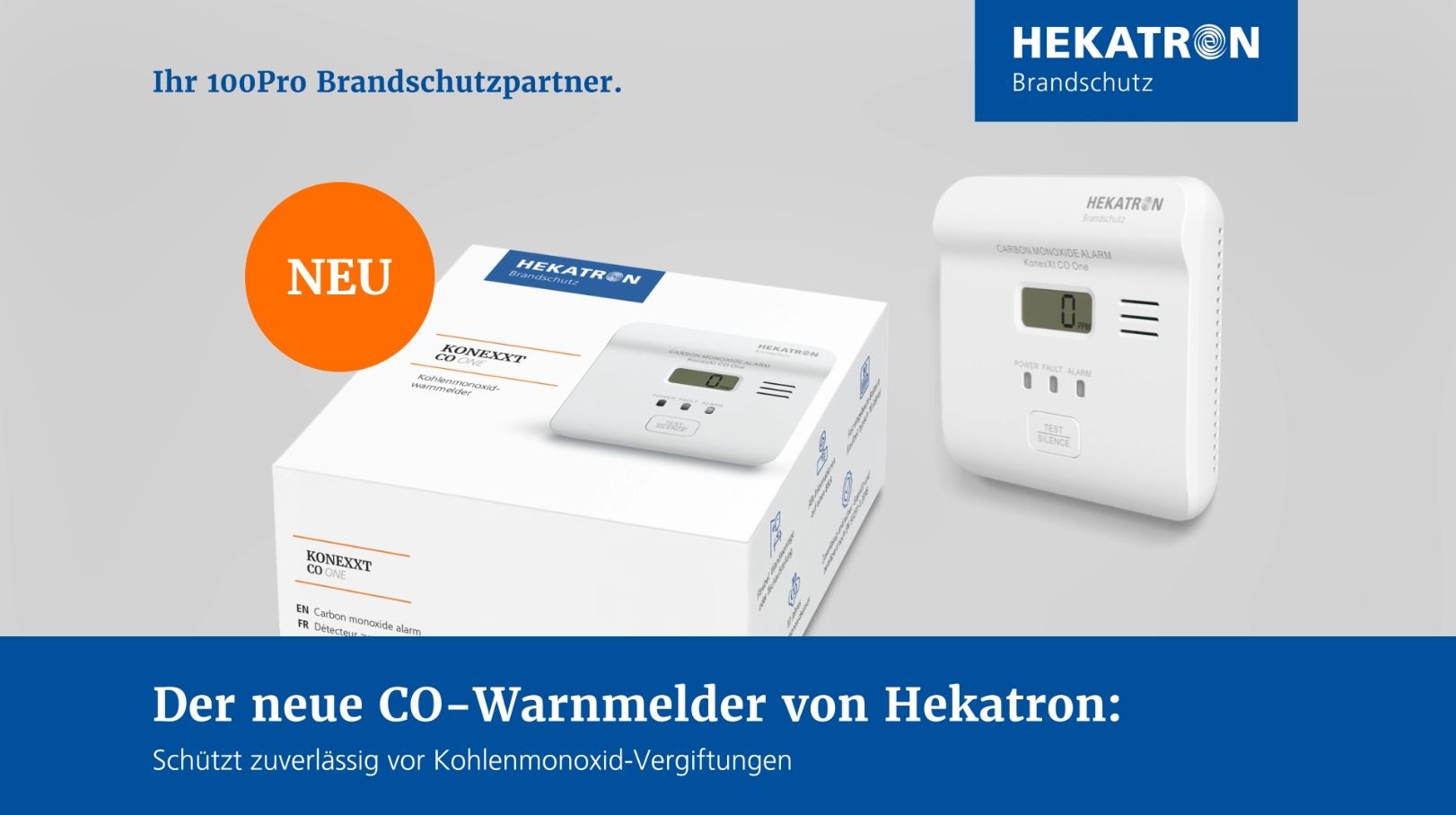 Brandson CO-Melder (Kohlenmonoxid Melder mit LCD Display, CO Alarm